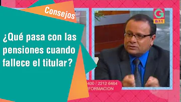 ¿Qué ocurre con una pensión cuando fallece el titular?