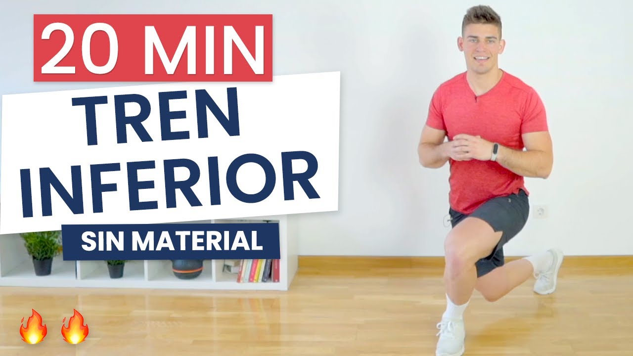 TREN INFERIOR en casa SIN PESO 🔥 EJERCICIOS para Tren Inferior EN CASA