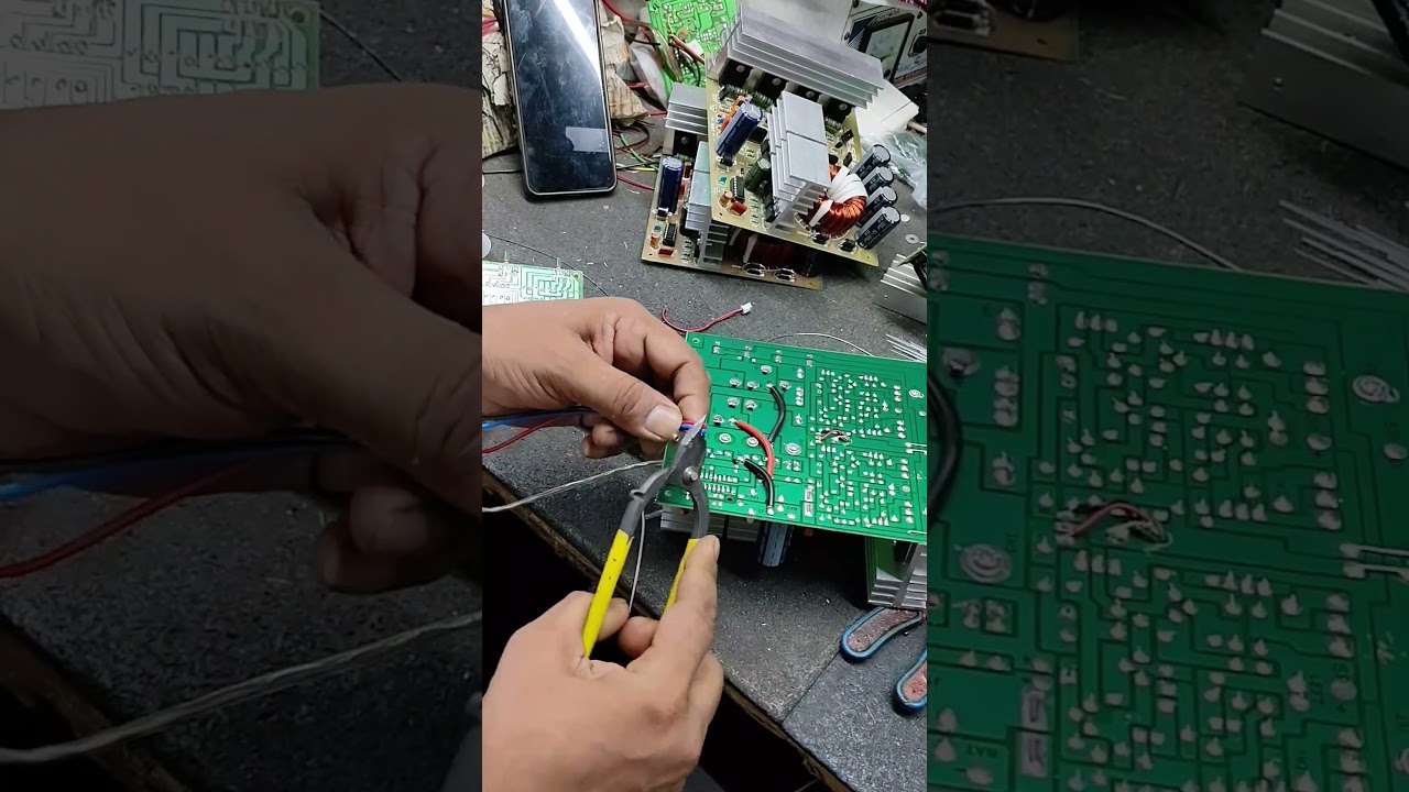100+100 watt tractor audio board #shortvideo #electrical #automobile #carusb #electronic