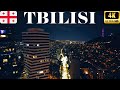 【4K】Night Tbilisi, Drone Shots