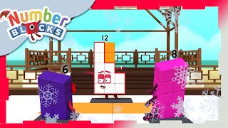 @Numberblocks- Chill with the way of the Rectangle ❄️🧘| Winter Number Magic! | Learn to Count