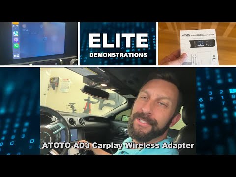 Review ATOTO AD3-B Wireless CarPlay Adapter - 2022 Support Online Upgrade CarPlay Wireless