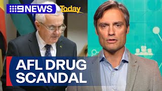 AFL rocked by secret drug testing allegations | 9 News Australia