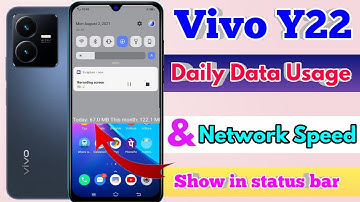 vivo y22 daily data usage kaise dekhe | vivo y22 daily data usage