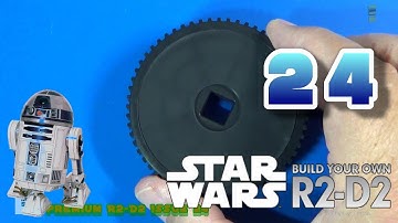 Build the Premium 1:2 Scale R2-D2 Issue 24 - Right Leg Wheel Parts