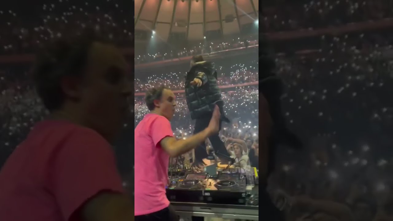 The Crowd Was Going Wild For Babyagain Skrillex Fredagain Fourtetkieran