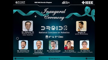 𝗜𝗻𝗮𝘂𝗴𝘂𝗿𝗮𝗹 𝗖𝗲𝗿𝗲𝗺𝗼𝗻𝘆 | DROID 2.0 | IEEE FISAT SB