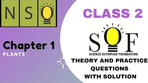 CLASS 2 SCIENCE OLYMPIAD |  CHAPTER 1 PLANTS PART 1 | olympiad for class 2