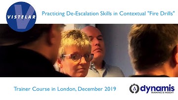 De-Escalation Skills Trainer Course in Conflict Management