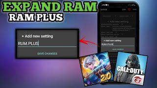 EXPAND RAM USING SETEDIT- RUMPLUS-QKTZY