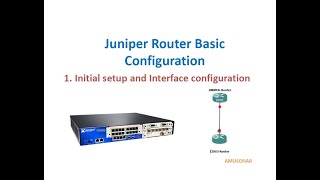 Celebrity JUNIPER Router Learning | Initial Setup and Interface configuration Profile