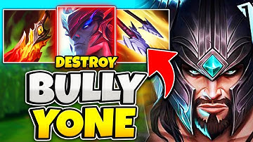 The absolute BEST BUILD to DESTROY Yone players... (RANK 1 TRYNDAMERE)