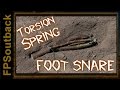 Primitive Foot Snare Animal Trap in Action!