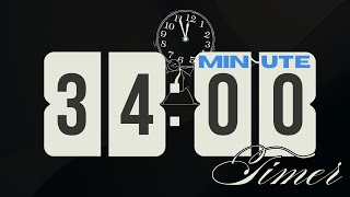🕒 34 Minute Timer | Silent Countdown Timer with No Sound | Use for Study, Workout, Meditation & More