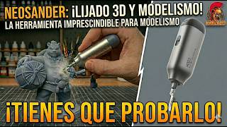 🌟Tu acabado de miniaturas NO será el mismo después de esto🌟NEO SANDER LIJADORA eléctrica manual