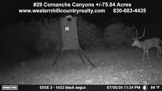 +/-75.84 Acres w Cabin & Elec #westernhillcountryrealty #huntingland 29 Comanche Canyons