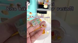Kulkas mini ini bisa bikin miniatur resin?! LUCU banget #mini #diy #minibrands #mainan #toys