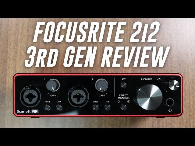 Focusrite Scarlett 2i2 (3rd Gen) USB Audio Interface Review / Explained 