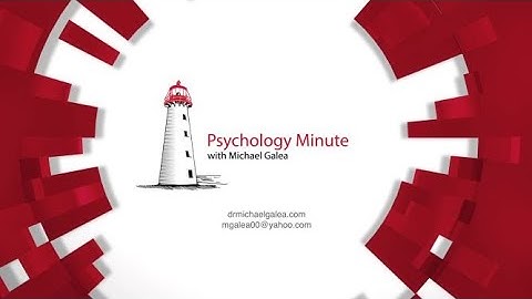 Persistence: Psychology Minute with Michael Galea PhD