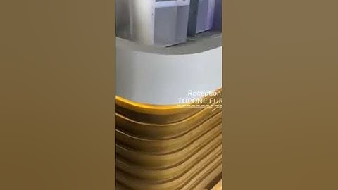 led reception desk designs