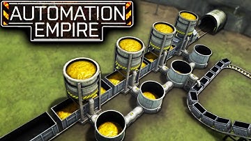 Making $200,000 with GOLD SLOP! (and Trains!) - Automation Empire Let’s Play Ep 5