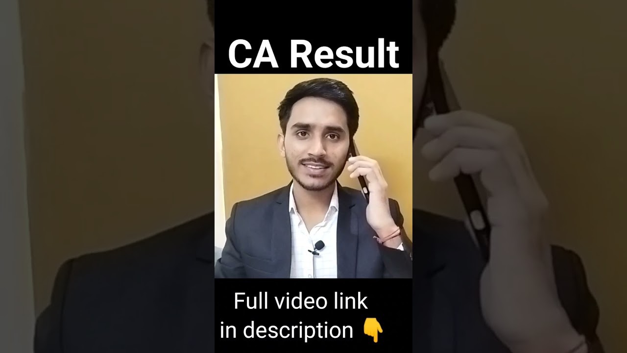 CA result talks 