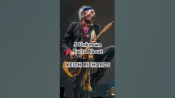 5 Unknown Facts about Keith Richards #KeithRichards #TheRollingStones #Shorts
