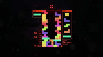 downstacking through a giant mess (tetrio)