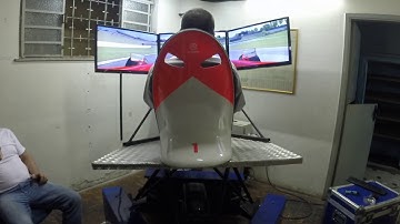 6dof Stewart platform motion simulator.