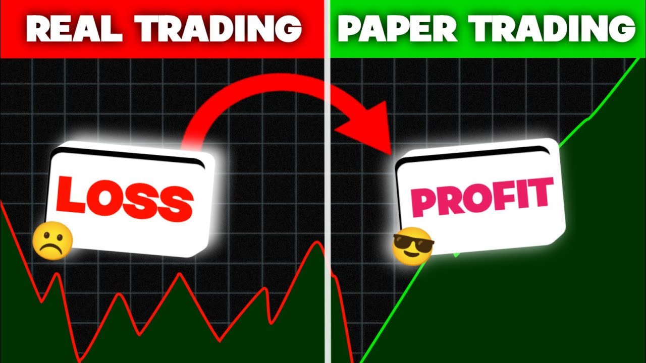 Paper Trading And Real Trading Mindset🤯| JUST LIKE THIS. 
