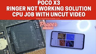 Poco X3 Ringer not working Solution | Uncut Video with proper guidance