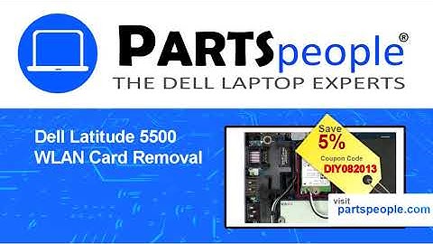 Dell Latitude 5500 (P80F001) WLAN Card How-To Video Tutorial