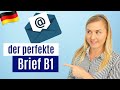 Deutsch lernen: B1 Brief schreiben│DTZ Goethe telc Prüfung