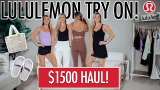 SUMMER LULULEMON HAUL! | Align Dress, Halter Tank, Cross Back Bodysuit, etc.