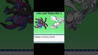 Hydreigon and Reshiram fused/reversed #shorts #pokemoninfinitefusion #pokemon #romhack #fangame