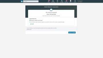 LinkedIn Adobe Illustrator Assessment Test