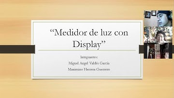 Medidor de luz con display 7segmentos