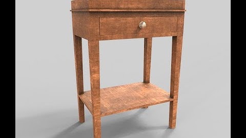 Wooden Table 3D Model #3d #3danimation #3dart #video #3dartist #3dprinting #shortvideo #shorts