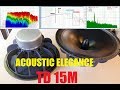 Acoustic Elegance TD15M hifi woofer Test and Review (redo)