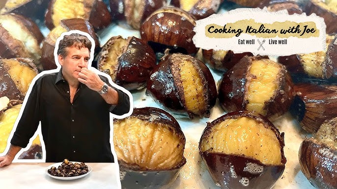 new quick trick for cooking chestnuts in a pan ! they peel alone! few  people know that ! 🌰 🌰 