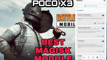Best Magisk Gaming Performance Module For POCO X3 | BGMI & PUBG  full 60 Fps No lag Experience