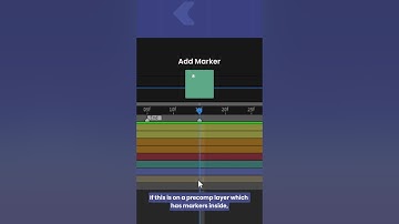 After Effects Timeline Shortcuts 13 - Add Marker | #aftereffects #aftereffectstutorial