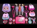 4:25 Minutes|ASMR|Satisfying Unboxing Barbiedoll with Cosmetics and Fashion Accessories