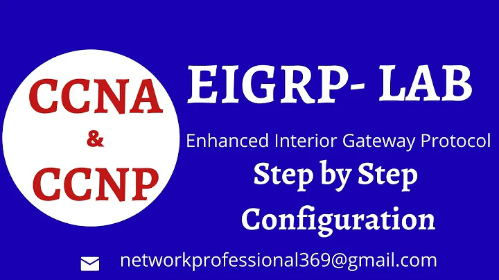 EIGRP step by step design & Implementation || CCNA Routing & Switching