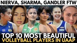 Top 10 Most Beautiful Volleyball Players In Uaap Fifi Sharma Jen Nierva Vanie Gandler For The Win