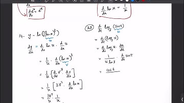 Derivatives of exponential and logarithmic functions: problems and solutions
