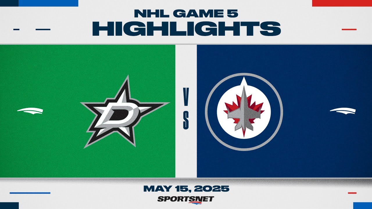 NHL Game 5 Highlights | Stars vs. Jets