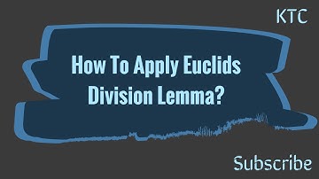 How to use Euclids Division Lemma/Algorithm to find HCF? Class 10 Topic CBSE  Board