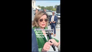 Nancy Pelosi Tells Reporter To Shut Up