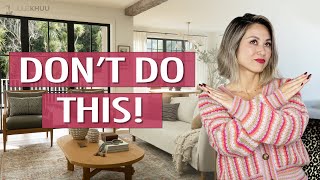 5 Things I Don't Do In My Home As A Pro Interior Designer (You Might be Surprised!)